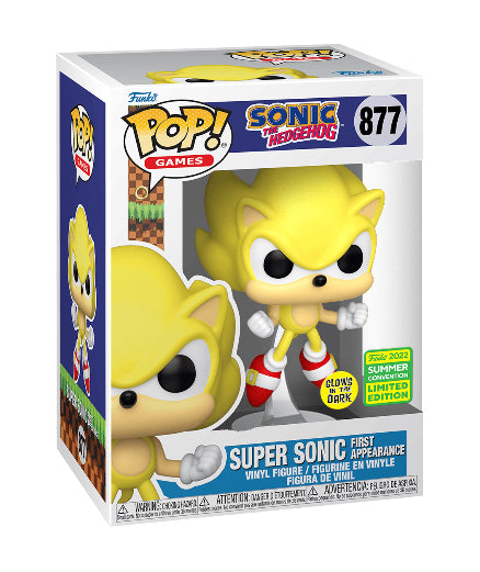 Funko POP! Super Sonic First Appearance *Funko 2022 Summer Convention Limited Edition* *GITD*