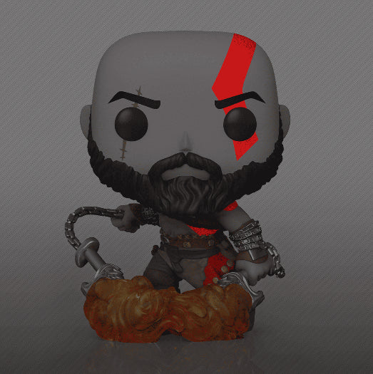 Funko POP! Kratos With The Blades Of Chaos *GameStop Exclusive* *GITD*