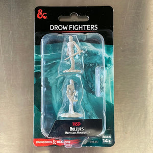 D&D Miniatures: Male Drow Fighters