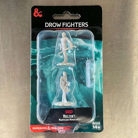 D&D Miniatures: Male Drow Fighters