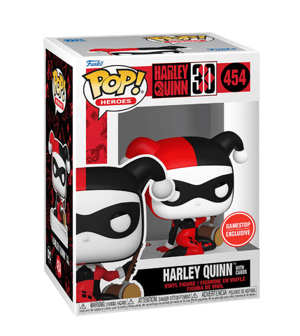 Funko POP! Harley Quinn with Cards *GameStop Exclusive*