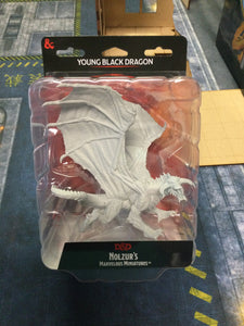 D&D Miniature: Young Black Dragon