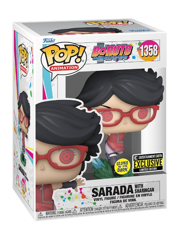 Funko POP! Sarada with Sharigan *EE Exclusive* *GITD*