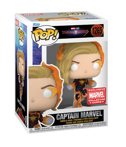 Funko POP! Captain Marvel *Marvel Collector Corps Exclusive*