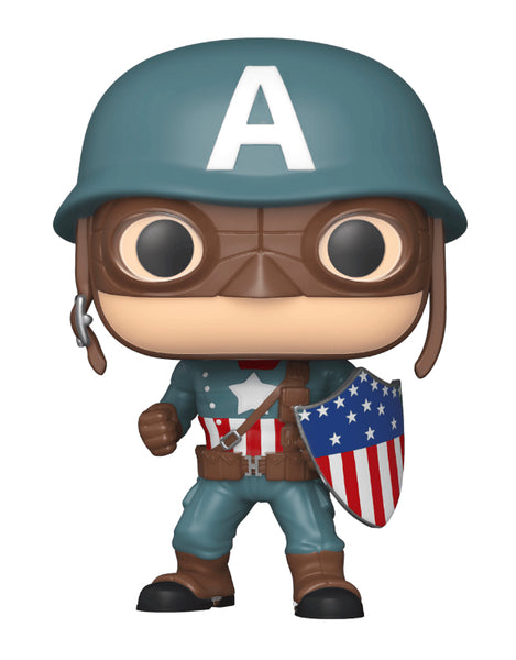 Funko POP! WWII Ultimates Captain America *Marvel Collector Corps Exclusive*