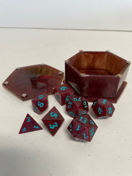 Hand Made Resin Dice