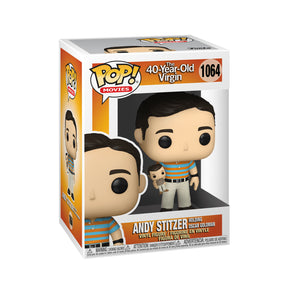 Funko POP! Andy Stitzer holding Oscar Goldman