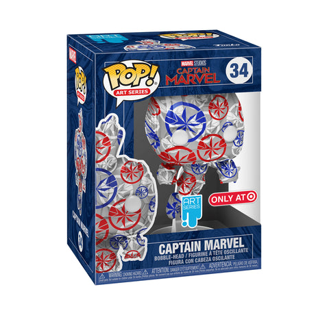Funko POP! Captain Marvel Art Series *Target Exclusive*