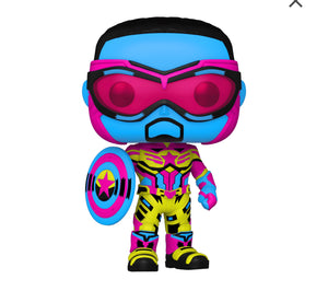 Funko POP! Captain America Blacklight *Target Exclusive*