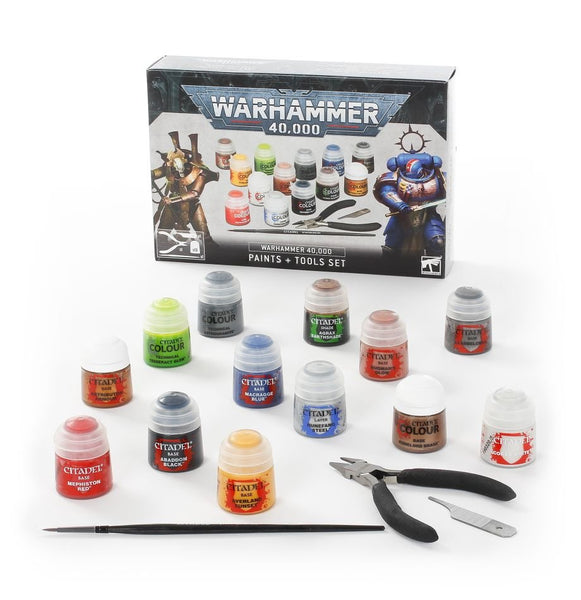 Warhammer 40K: Paints and Tools Set