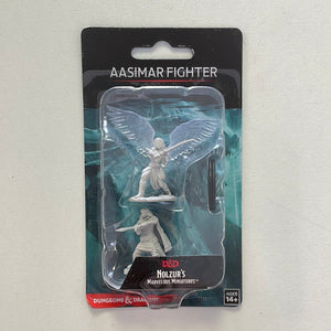 D&D Miniature: Aasimar Fighter - Female