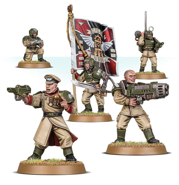 WarHammer 40K: Astra Militarum: Cadian Command Squad