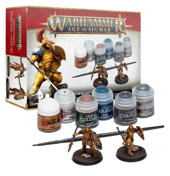 Stormcast Eternals: Vindictors + Paints Set