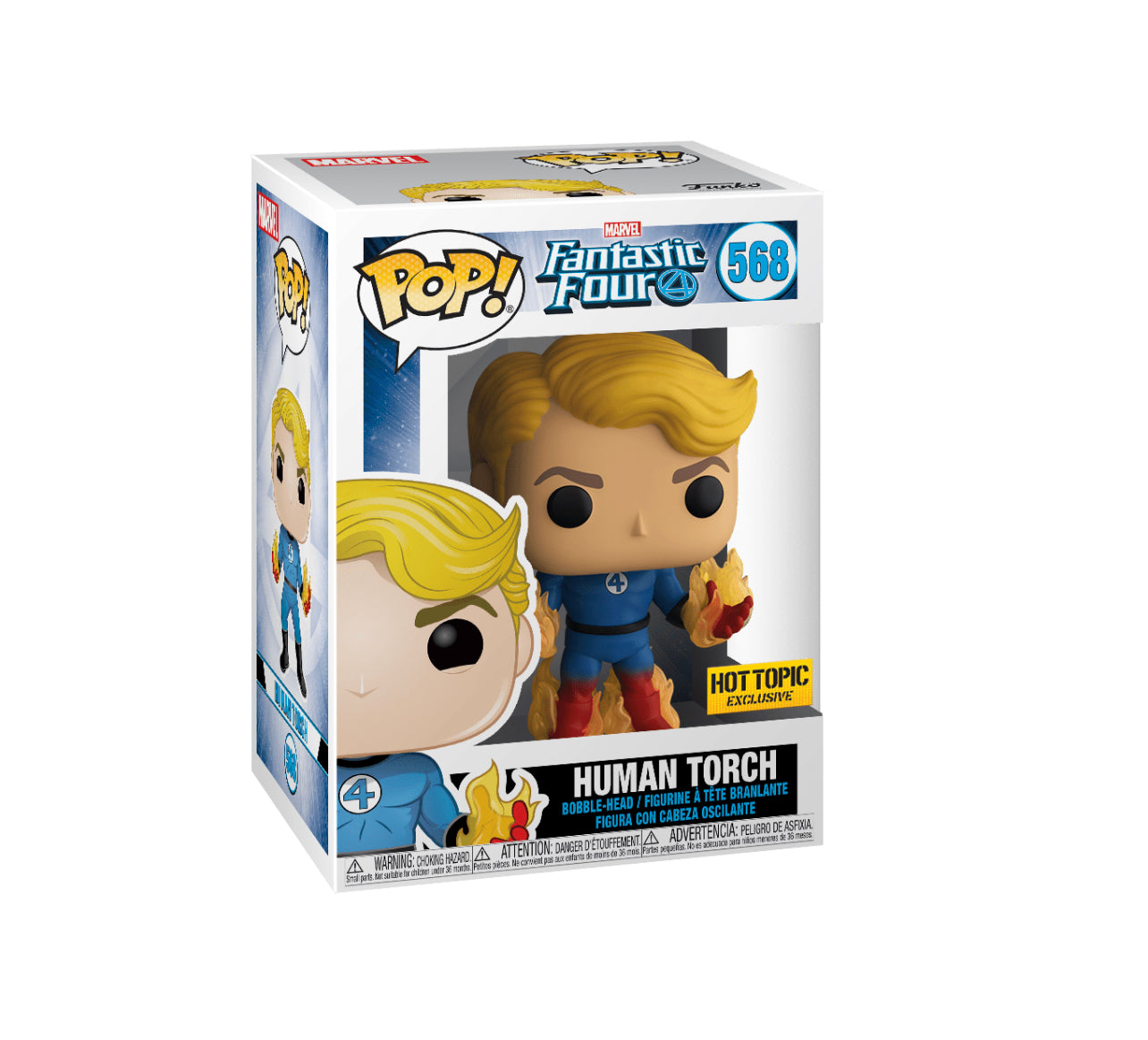 Funko POP! Human Torch *Hot Topic Exclusive*