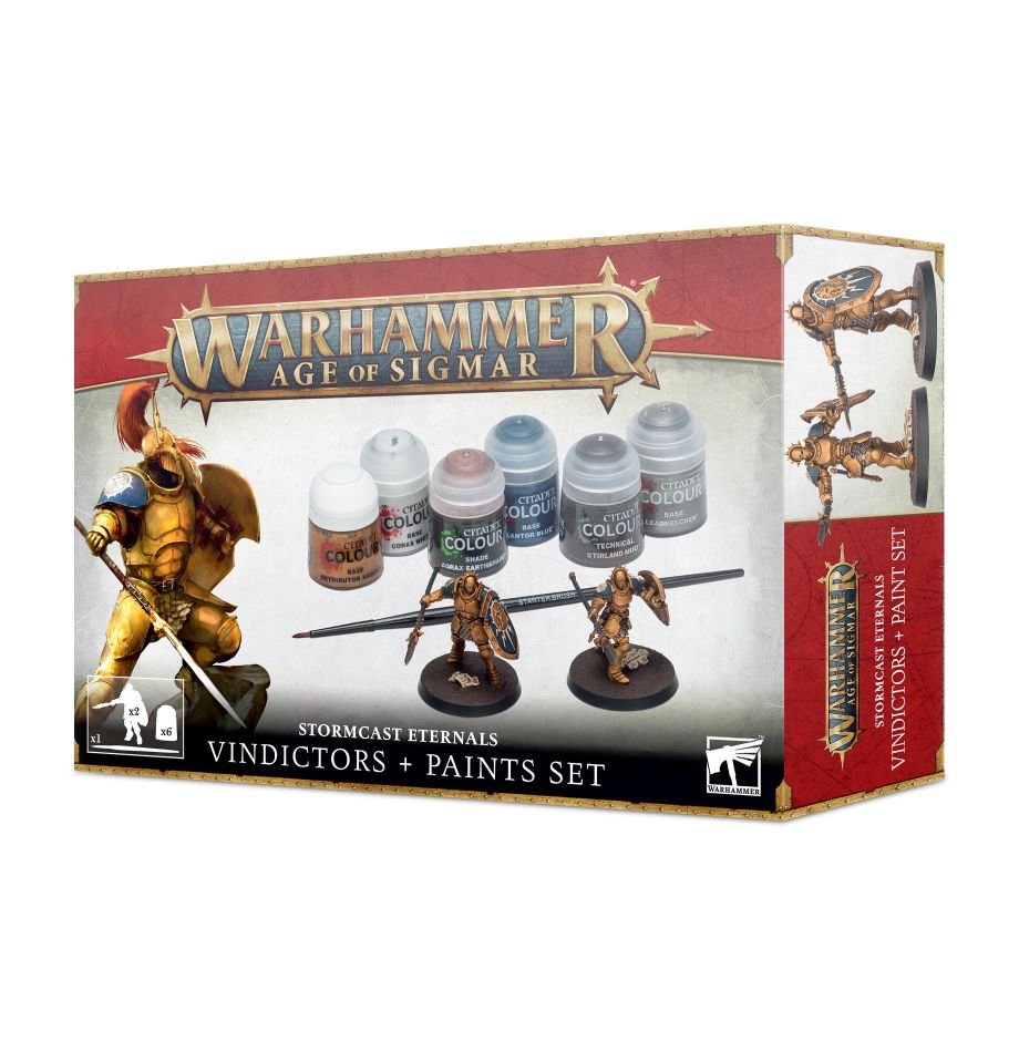 Stormcast Eternals: Vindictors + Paints Set